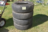 (4) 9.5Rx16.5 Tires