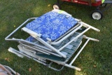 (4) Folding Lawn Chairs