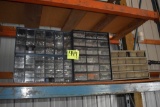 (4) Assorted Tabletop Bolt Bins with Contents