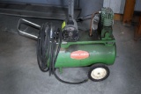 Campbell-Hausfeld Electric Air Compressor, Single Phase Emerson Motor, Single Cylinder, With