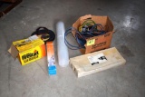 Appliance Roller, Jumper Cable Bag, Several Plastic Containers, Extension Cord, Spartan Roller Kit