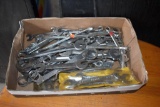 Large Assortment of Wrenches: Various Sizes and Brands