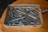 Assorted Sockets and Ratchets: Various Sizes