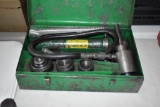 Greenlee 767A Hydraulic Hand Pump, Greenlee Knock Outs