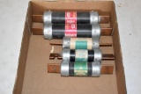 (5) 200 Amp Assorted Fuses