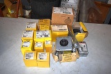 Assortment of Receptacles, Angle Plugs, Wall Plates