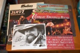 Dallas Floyd Cramer Record, (3) Charlie Daniels Records, Signed Charlie Daniels Picture