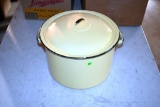 Yellow Canning Pot with Lid