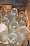 Assortment of Canning Jars: Various Sizes
