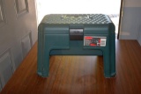 Rubbermaid Step Stool with Flip Top Lid for Storage