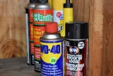 Brake Cleaner, WD40, jack oil