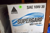 Case Of Citgo Supergard SAE 10W30 Motor Oil, 12 quarts total