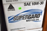 Case Of Citgo Supergard SAE 10W30 Motor Oil, 12 quarts total