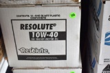 Case Of Resolute SAE 10W40 Motor Oil, 12 quarts total