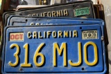 Vintage License Plates