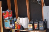 Shop Towels, ATF, Gear Lube, 2 Cycle Motor Oil, Paint