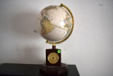 Globe with Barometer, Hygrometer