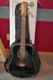 Fender 12 String Electric Acoustic Guitar with case and box