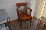 Oak Chair with Arms