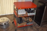 Vintage Metal Kitchen Cart