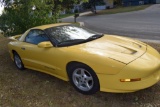 1993 Pontiac Trans AM Car, 5.7L V8, Automatic, 186,240 Miles Showing, PW, PL, AM/FM CD