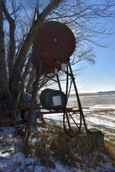 300 Gallon Fuel Barrel with Stand