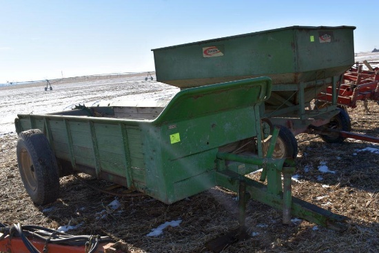 John Deere 45 Manure Spreader, 540 PTO, Single Axle, Wood Floor, Wood Sides