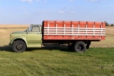 1972 GMC 5500 Single Axle Grain Truck, 350CI V8 Gas, 4x2 Speed Transmission, 51,530 Actual One