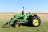 John Deere 3020 Diesel Tractor, Side Console, Fenders, 16.9x34 Tires at 75%, 2 Hyd. Remotes,