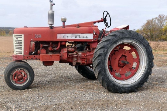 Farmall 350 Tractor, 13.6x38 Tires, NF, SN 12667, Needs TLC, Nice Tin Work