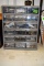Plastic Hardware Organizer with Contents
