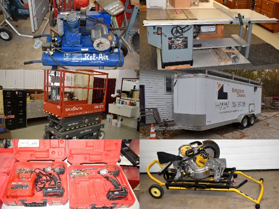 ONLINE CONTRACTOR TOOLS & SUPPLIES AUCTION