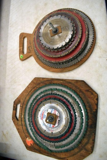 Large Selection of Saw Blades: Assorted Sizes