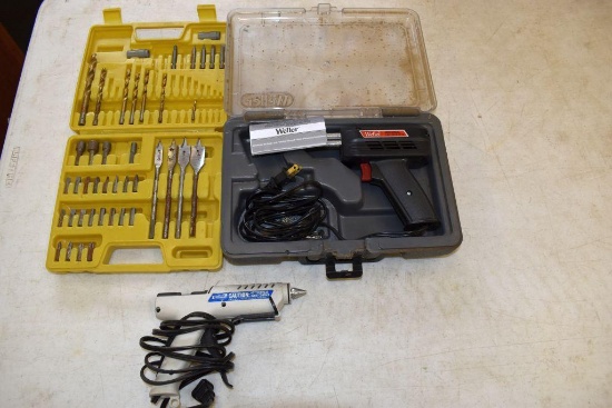 Drill Bit Set, Hot Glue Gun, Soldering Gun