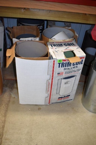 Several Rolls of Aluminum and Steel Trim Coil/Coil Stock