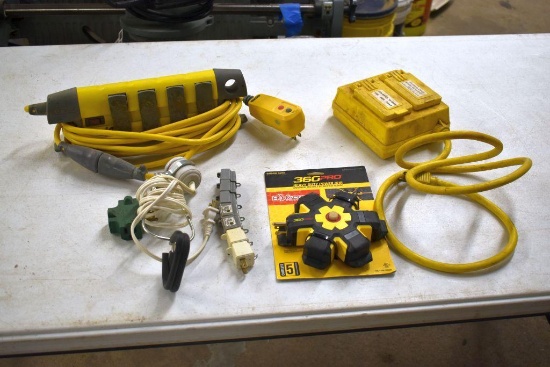 Stanley Surge Box, GFI Cords, 360 Pro Power Hub