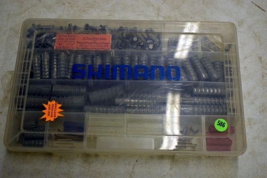 Plastic Organizer Containing: Lead Anchors