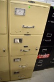 Remington Rand Locking Metal Filing Cabinet