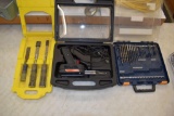 Assorted Drill Bits, Wood Chisels, Weller Soldering Gun