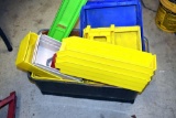 Plastic Organizing Trays in Bucket