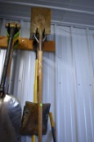 Wooden and Fiberglass handled Shovels
