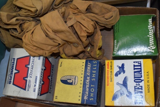 Vests with Ammo Pockets, Assorted 12 Ga. Shot Shells, Approx. 30, Shot Shell Reloading Supplies
