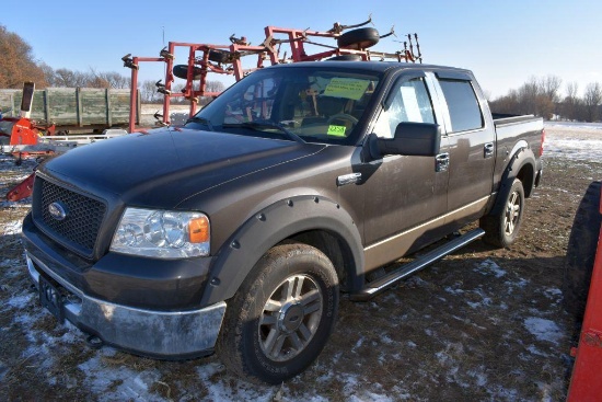 2006 Ford F150 XLT Pickup, Crew Cab, 4x4, 225,033o