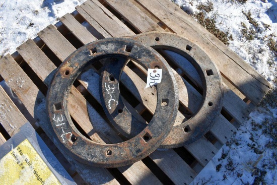 2 Ford Wheel Weights, 85lb, Selling 2 x $
