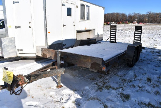 2016 Shop Built Flatbed Trailer, 17' Which Includs