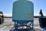 Cone Bottom Poly Tank On Stand, 2500 Gallon