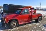 1995 Chevy 3500 Tow Truck, 2 Wheel Drive, Dually