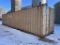 40' Shipping Storage Container, One End Cargo Doors, Good Floor & Roof, Buyer Has 3 Months To