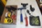 EstWing 22oz Hammer, Air Shim, Stanley 50' Tape Measure, DeWalt Carbide Edge Blades, Purdy