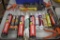 Bin Of Assorted Caulk and Caulk Guns